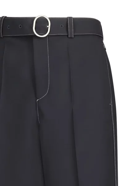 Opasan hlače Jil Sander siva