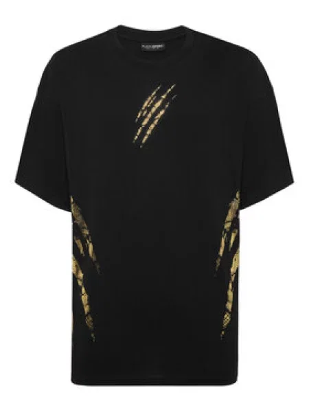 Plein Sport Marškinėliai FAEC Loose Fit juoda