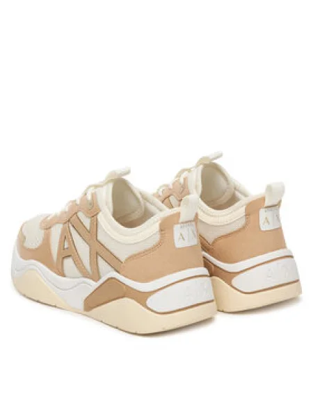 Sneakersy Armani Exchange béžová