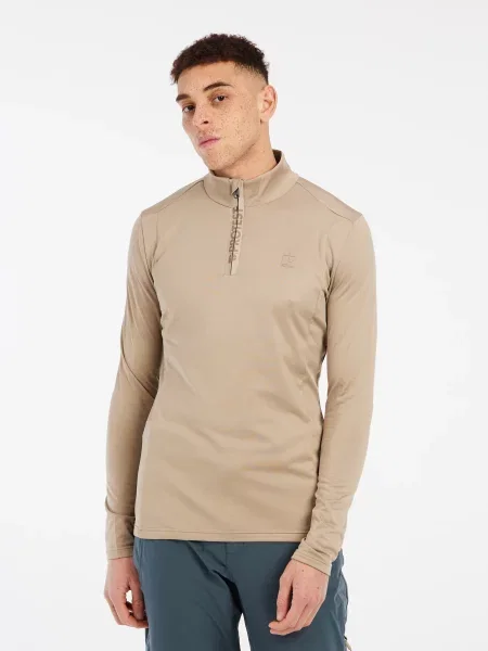 Mikina Protest Rewill Active bamboo beige béžová