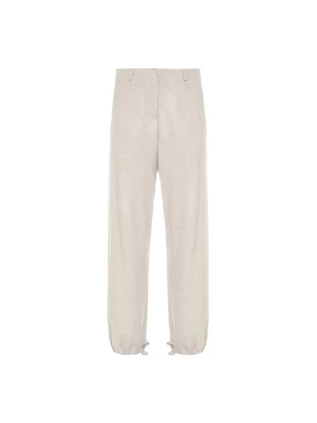 Spodnie Soallure w kolorze melanż do biegania beżowe