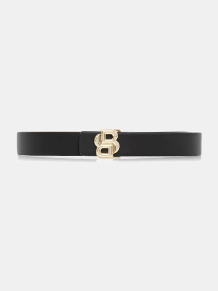 BOSS curea reversibilă pentru femei din piele negru