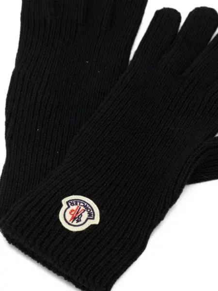 Mănuși Moncler de lână negru