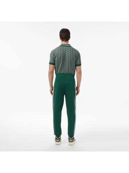 Lacoste Spodnie Dresowe Regular Fit zielone