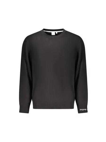 Haftowana bluza Pepe Jeans czarna