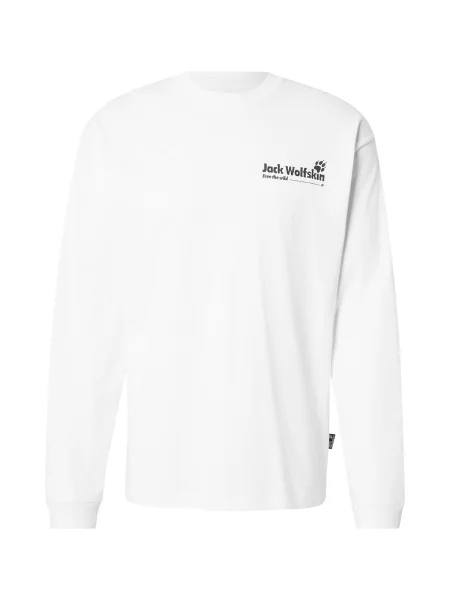 JACK WOLFSKIN Tričko CONFIDENT hnědá / žlutá bílá