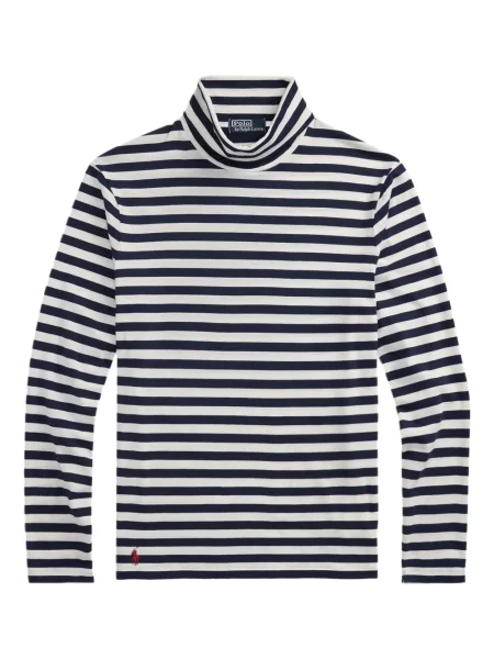 Pletene sportske kratke hlače Polo Ralph Lauren s printom bijela