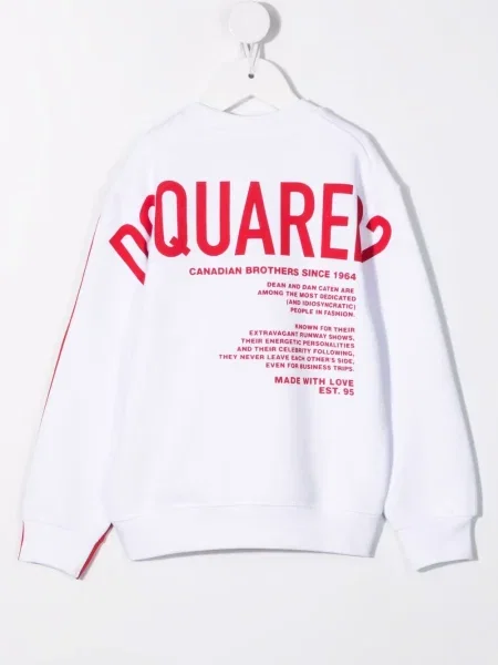 Bluza dziecięca Dsquared2 biała