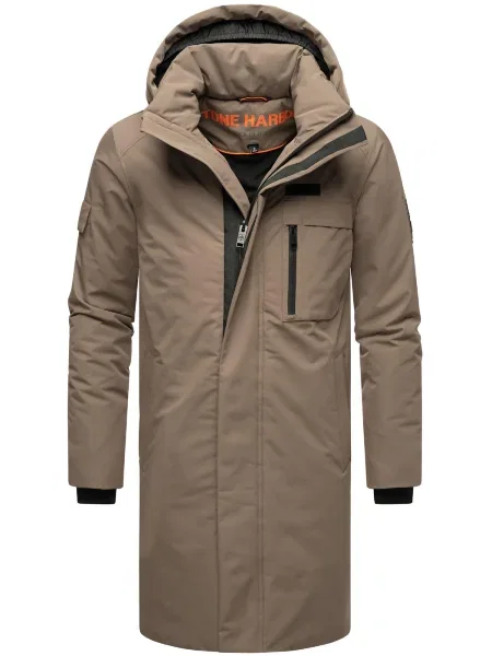 Kabát Stone Harbour strasszokkal barna