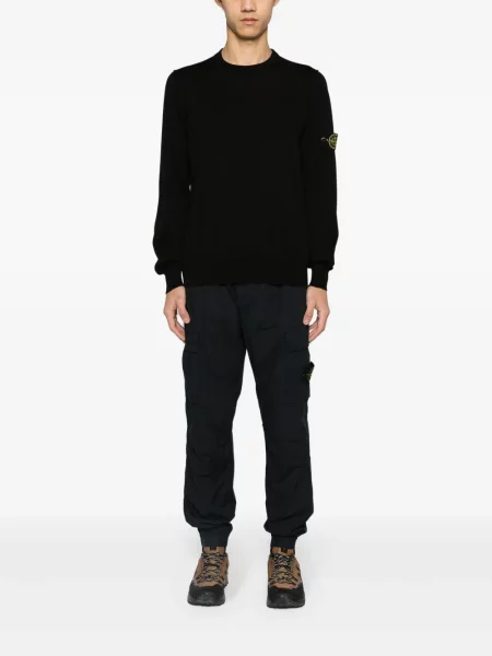 Svetr Stone Island s kamínky černý
