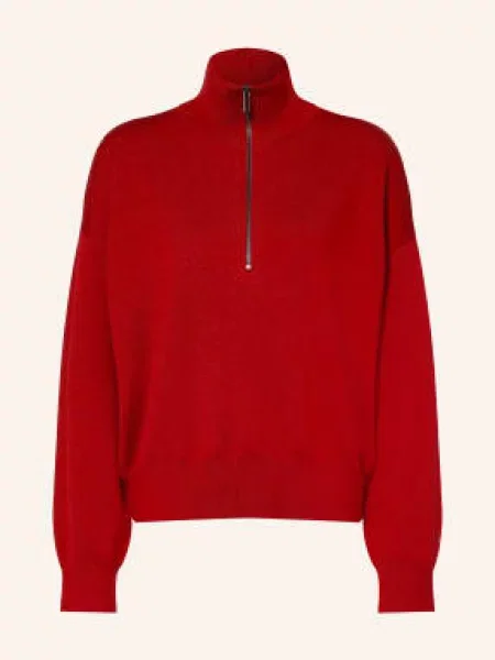 Darling Harbour Sweter Typu Troyer rot czerwony