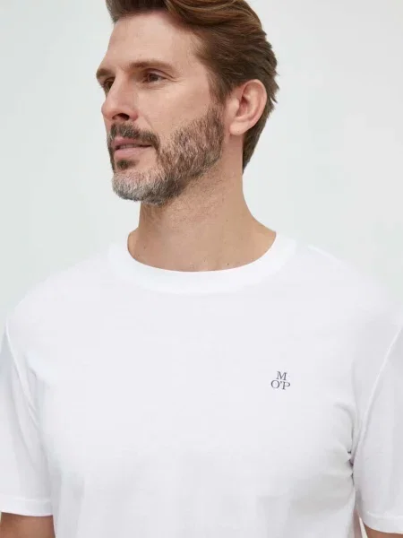 Тениска Marc O'Polo 2 броя бяло с изчистен дизайн