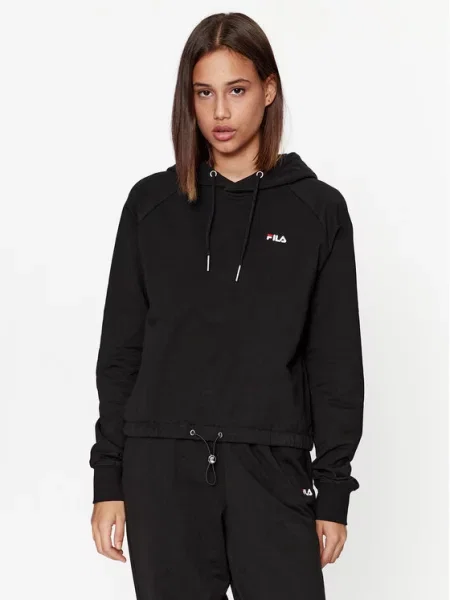 Zkrácená mikina Fila černá