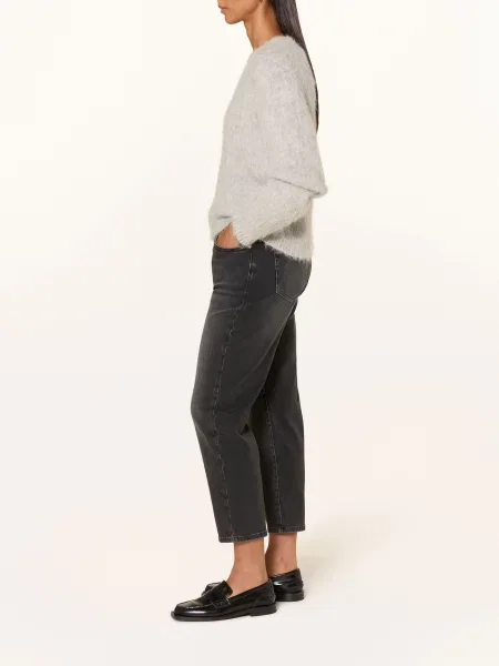 Someday Wide Leg Džíny Cellma Iconic washed black černé