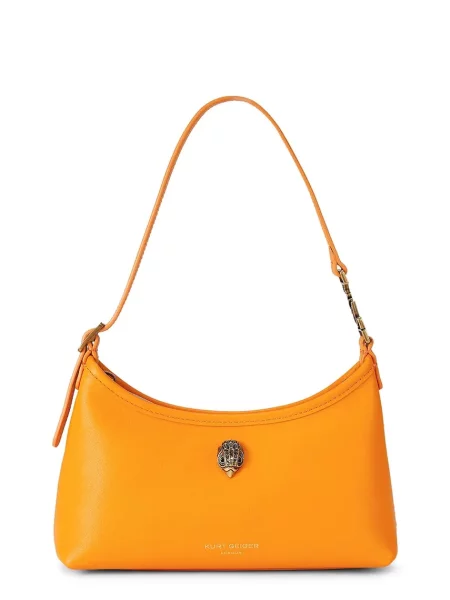 Kurt Geiger London torebka skórzana Kurt sling pomarańczowa