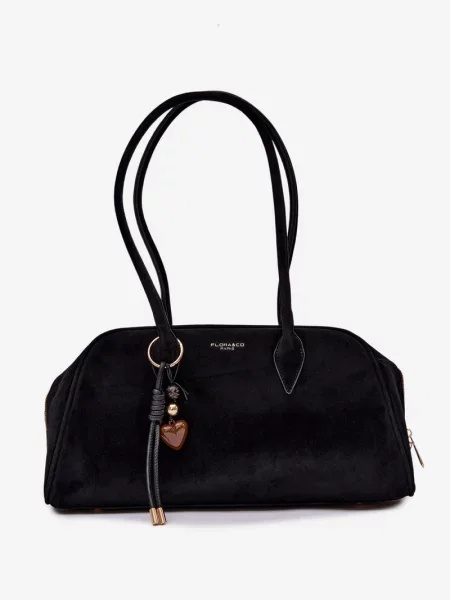 Geantă Flora & Co din piele negru