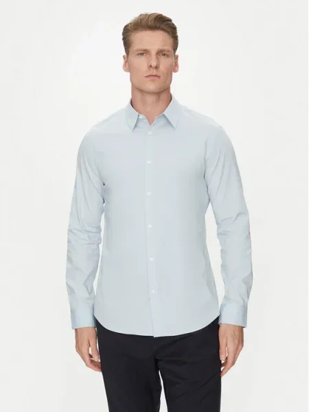 Calvin Klein Cămașă celest albastru