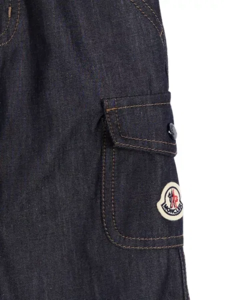 Spodnie dziecięce Moncler Enfant niebieskie
