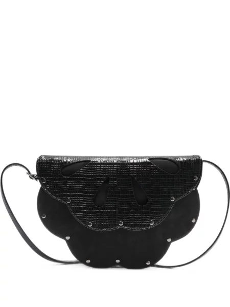Geanta crossbody Maliparmi din piele negru