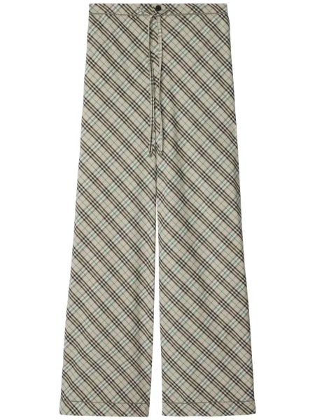 Spodnie Burberry w kratkę