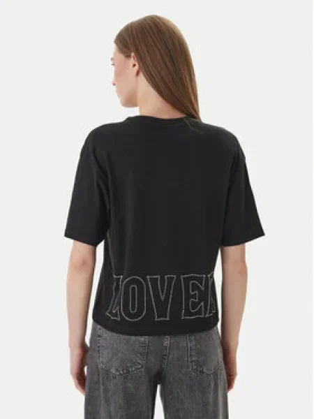 ONLY Póló Rhine Boxy Fit fekete