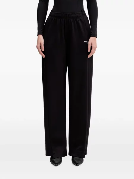 Pantaloni Vetements cu imagine alergare negru