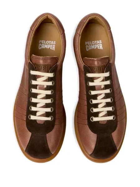 Sneakerși Camper din piele de căprioară maro