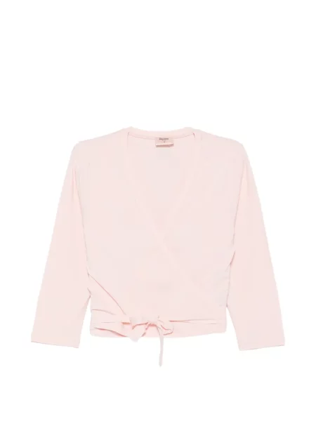 Top Repetto cu legături plic roz