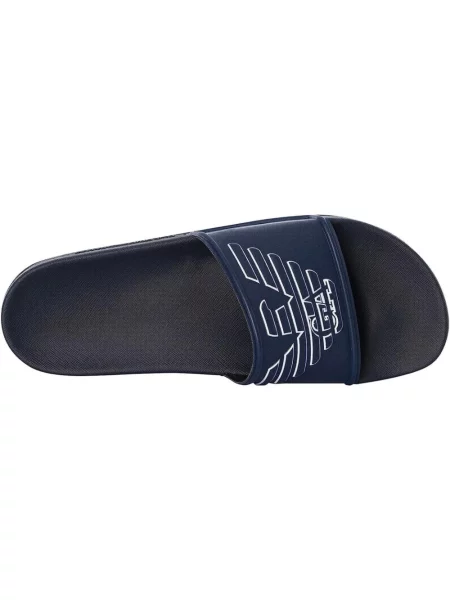 Klapki Emporio Armani niebieskie