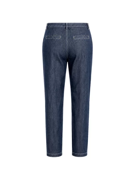 Pantaloni Eleventy cu cordon albastru