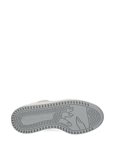 Sneakerși Filling Pieces din piele alb
