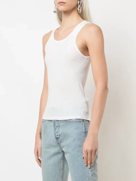 Žebrované tílko Wardrobe.nyc bílé