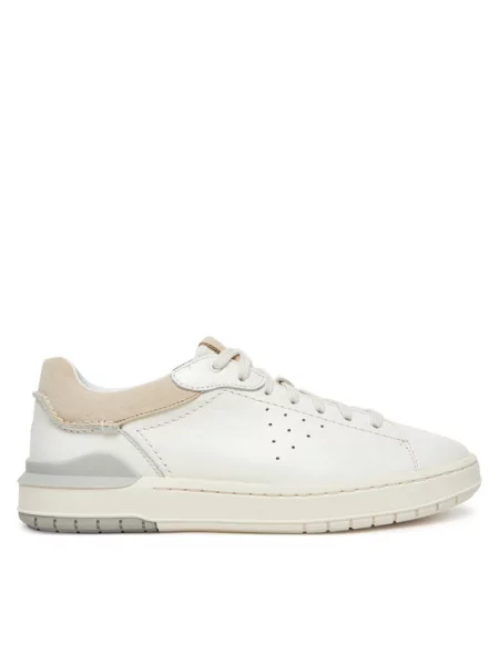 Clarks Sneakersy Run biały