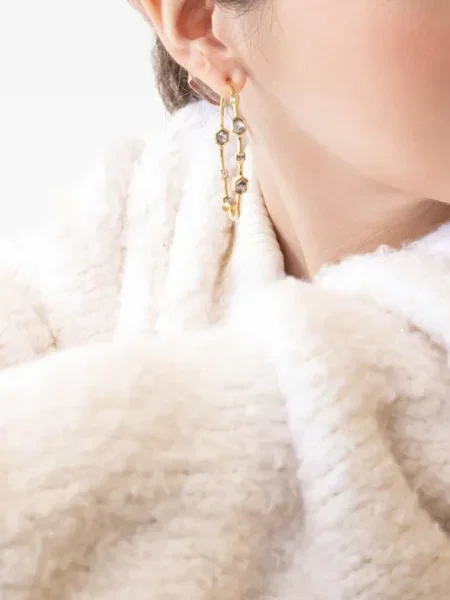 Naušnice Nimo With Love žuta