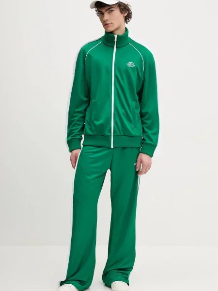 Спортивные штаны Fiorucci с аппликацией зеленые