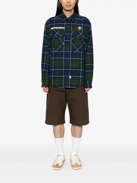 Cămașă Aape By A Bathing Ape albastru
