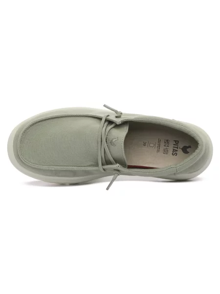 Pantofi Pitas verde