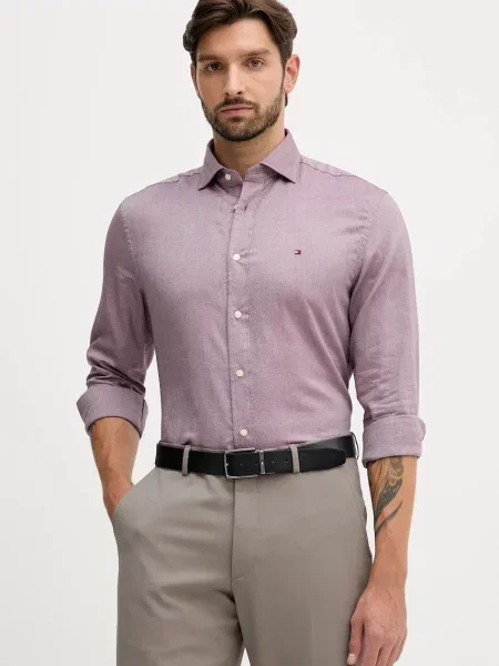 Srajca Tommy Hilfiger bordo