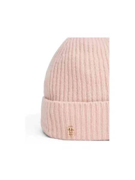 Căciulă Tommy Hilfiger din cașmir roz