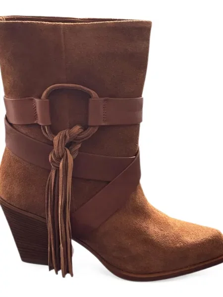 Botine Vic Matié plic maro