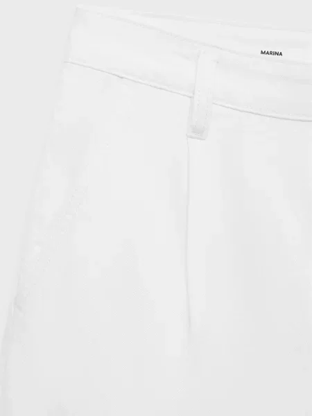 Джинсовые шорты Mango белые