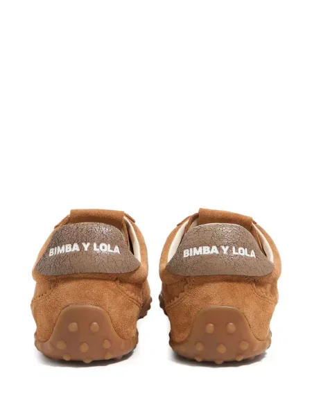 Sneakerși Bimba Y Lola din piele de căprioară maro