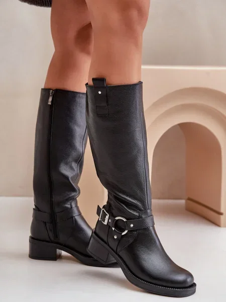 Škornji Zazoo črna