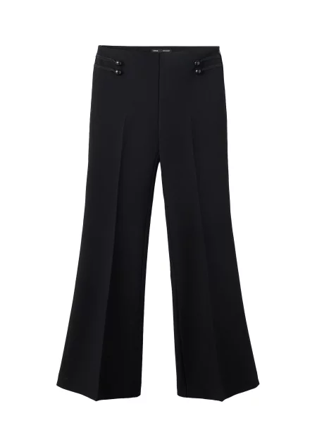 MANGO Pantaloni cu dungă GRACIA' negru