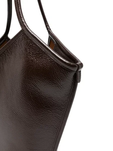 Geantă shopper Hereu din piele maro