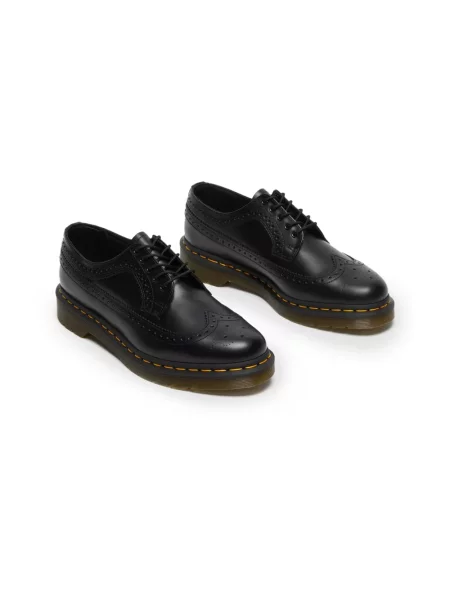 Brogsy Dr. Martens skórzany czarny