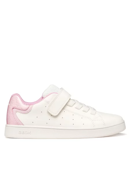 Sneakersy Geox J Eclyper Girl D bílá