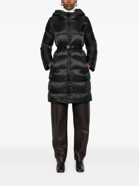 Palton 's Max Mara cu glugă negru