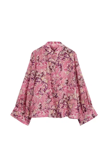 Koszula Momoni z nadrukiem różowa