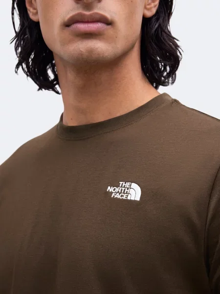 THE NORTH FACE Tričko Evolution Simple Dome tmavohnedá hnedá